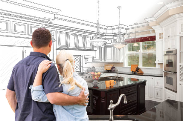 Professional Kitchen Island Installation technician working in Monticello, MN
